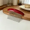 Pente de Cabelo Alto Fofo para Outono e Inverno para Mulheres 2026 Novo Estilo Pente de Inserir Grampo para Franja da Testa Acessório de Cabelo para Fixar Fios Soltos com Acabamento de Luxo