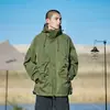 Estilo Primaveral Estilo Funcional Ropa de Carga para Parejas al Aire Libre Chaqueta con Capucha para Mujer 2024 Nueva Holgada de Trabajo Cortavientos Estilo Montaña