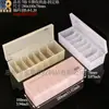 Caja de plástico transparente para accesorios de somier, caja de almacenamiento para piezas de baterías, caja de clasificación de herramientas