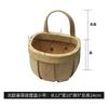 Cesta Portátil de Astillas de Madera para Venta al por Mayor Cesta de Almacenamiento de Frutas Cesta para Artículos Varios Floristería Cesta para Flores Empaque Cesta Grande
