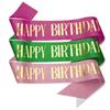 Nuevo Inglés feliz cumpleaños Cumpleaños Correa de Hombro Cumpleaños Banda para el Cabello Corona Idioma Banda para el Cabello Brillo Dorado Transfronterizo