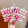 Gomas para el pelo tipo cable de teléfono para niños, aptas para bebés, alta elasticidad, gomas para el pelo de colores dopamina para cabello rizado de niñas