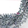 Agujero Horizontal Cristal de Fresa Cristal Facetado Cuentas Sueltas Bombilla de Luz Perlas Destellantes Accesorios para Joyería Hecha a Mano DIY Decoración Colgante para Coche