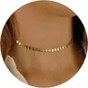 Amazon Cadena de eslabones Flash Transfronteriza Elegante Collar de Corazón Abierto Estrella Abierta Joyería de Moda Trendy para Chicas
