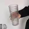 Taza de Vidrio Transparente de Alta Calidad para Café Helado Americano Latte con Gran Capacidad y Tapa, Vaso con Popote para Uso en Oficina