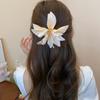 Super Fada Linda Simulação Flor de Lírio Grampo de Cabelo Atmosfera Fotografia Tubarão Clip Mori Acessórios de Cabelo de Alta Qualidade para Mulheres