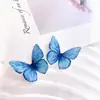 Pegamento de gota acrílica hoja de oro manualidad moda fresco mariposa mini tridimensional DIY pasador de pelo hecho a mano accesorios para pendientes