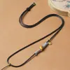Nova Corda de Pingente Retrô Novo Estilo Chinês Trançada à Mão Wenwan Corda de Colar Multi-Tesouros Corda para Pendurar Pingente de Ágata Jade
