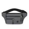 Bolsa de Cintura Nova Masculina no Atacado, Bolsa Transversal de Ombro Versátil para Negócios e Deslocamentos, Filme de Couro de Grande Capacidade, Bolsa de Peito Simples e Moderna