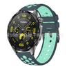 Adecuado para Huawei Watch5 Correa de Silicona Bicolor con Orificios Redondos Correa Huawei Gt6 Correa de 22mm Huawei Gt43Pro