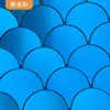 Pegatinas de Pared para Baño Mosaico Escama de Dragón Fondo en Abanico Escama de Pez Pegatinas Metálicas Cepilladas Impermeables y Duraderas