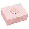 En stock Rosa Solapa Caja Vacía Caja de Regalo Perfume Lápiz Labial Caja de Regalo Cuidado de la Piel Caja de Regalo Cosmético
