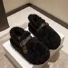 Zapatos peludos de alta gama para mujer, nueva colección otoño/invierno 2026, de suela gruesa, que aumentan la altura, forrados de felpa, cálidos, a la moda, zapatos de algodón sin cordones