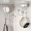 Ganchos de Ventosa, Ganchos Adhesivos sin Taladro, Fuertes y que no se Caen, para Puertas de Baño, Cocina, Baño, Ganchos para Ropa sin Dejar Marca