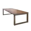 Mesa de madera maciza estilo europeo, mesa de tablero grande, escritorio de oficina, mesa de conferencias, mesa rectangular de negociación, escritorio simple, mesa de comedor larga moderna