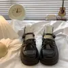 Zapatos de Cuero Gruesos Estilo Británico Retro Marrones para Niñas 2026 Primavera Nuevos Zapatos JK Estilo Japonés Mary Jane para Combinar con Faldas