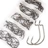 51 Anzuelo Crank de Vientre Ancho En Caja 2#1#1/0#2/0#3/0# Anzuelo Pompeg Grupo de Pesca Texas Anzuelo para Señuelo