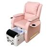 Silla de Masaje de Pies y Manicura Eléctrica Masaje de Pies Surf con Portavasos Luz Ambiental LED Silla de Spa para Club Silla de Masaje de Pies y Manicura