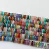 Contas Espaçadoras de Ágata Natural 2X6mm Cristal Aventurina Espaçador Contas de Ábaco Atacado DIY Pulseira Trançada Acessórios de Joalheria