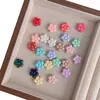 Cuentas de Flor UV de Color Sólido de Alta Calidad Acrílico DIY Cadena para Teléfono Colgante Encanto para Bolso Accesorios Materiales Venta al Por Mayor