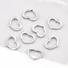 Colgante decorativo de corazón hueco de acero inoxidable, accesorio de joyería vintage DIY de alta gama, colgante para collar y pulsera en forma de corazón