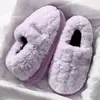 Pantuflas de Algodón de Invierno para Mujer con Cubierta para el Talón, Nuevo Modelo 2026, Zapatos de Felpa de Algodón Gruesos Antideslizantes Cálidos para Interiores para Mujer