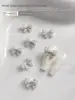 Accesorios para Uñas Artísticas Aleación Perla Moño Luna Corazón Nota Musical Tendencia Lujo Piezas de Decoración para Uñas DIY