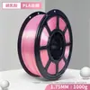 Filamento para Impressão 3D Pla Seda Série Macaron Ecológico Baixa Saturação Sedoso Sem Entupimento Universal 1kg Filamento Puro