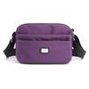 Bolsa pequena para celular de verão, cor sólida, 2022, mini bolsa horizontal de tecido Oxford, bolsa esportiva leve de duas camadas, transversal para mulheres