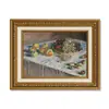 Xiyin TEME Suministro Transfronterizo Marco Retro Monet Floral Fruta Naturaleza Muerta Pintura Sala de Estar Comedor Vestíbulo Arte de Pared Decorativo