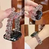 Adecuado para Apple 11ª Generación Iiwatch10987E Diamante Mariposa Huawei Gt6 Correa de Reloj Elástica Xiaomi 9Pro
