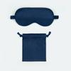Antifaz de Ojos de Seda Imitación Corsé Bolsillo Bolsa de Tela Regalo de Acompañamiento para Boda Traje Antifaz para Dormir de Seda Bolsa con Cordón