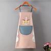 Nuevo Delantal Impermeable para Mujer PVC Engrosado Logo Estampado de Moda Cocina Cocinar Trabajo Adulto Delantal de Trabajo para Hombres