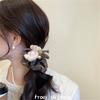 Estilo Coreano Serie Maillard Cuadros Estilo Cuadrado Anillo para el Cabello para Mujer Cola de Caballo Baja Elegante Cuerda para el Cabello Moño Cuerda para el Cabello Adornos para el Cabello