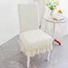 Funda de silla universal para cuatro estaciones para uso en el hogar, respaldo antideslizante todo en uno, funda de silla de comedor integrada, elástica y engrosada