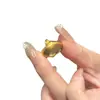 Anel Popular Xiaohongshu 2025 Novo Saco da Sorte Dourado Antigo para Mulheres, Anel de Bolsa de Dinheiro Pequena Escovada Uma Peça