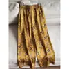 Pantalones Anchos de Verano 2026 Pantalones Casuales de Pierna Recta Cintura Elástica Pantalones Cortos Pantalones Estampados Venta al por Mayor H16EK2601