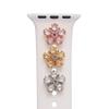 Pulseira de Relógio Fashion Apple Watch Transfronteiriça Anel Decorativo Unha Decorativa Pulseira de Relógio de Silicone Samsung Huawei Acessórios Decorativos