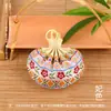 Saquito de brocado Zhuang estilo étnico con borlas, bolsita perfumada estilo antiguo, regalo de vacaciones, bolsita hecha a mano, suministro directo de fábrica