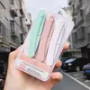 BoLonZi Kit de Cuchillo Plegable para Cejas para Mujer Rascador de Cejas de Seguridad Maquinilla de Cejas Antiarañazos Hoja Reemplazable