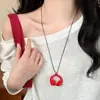 Corrente de Suéter Longo Moda Mais Vendida Gola Halter Pingente de Fone de Ouvido Colar Novo Design de Nicho 2025 Acessório Versátil