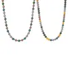Collar Mi Duo de Perlas de Imitación Shi Jia de 8 mm, Cadena para Clavícula, Multicor, con Cuentas, Lujo, Elegante, Joyería Femenina, Directo de Fábrica, en Stock