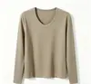 Blusa feminina de algodão puro, reta, de manga longa, adequada para usar sob um blazer, camisa básica casual plus size, elástica, de cor sólida, para primavera e outono