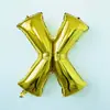 Globos de Letras de 32 pulgadas en Dorado, Plateado, Oro Rosa, Alfabeto Inglés A-Z Globo de Papel de Aluminio Decoración, Venta al por Mayor de Globos Transfronteriza