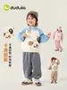 [Carnaval del Día Nacional 1 Pieza 10% de descuento] Conjunto de Otoño e Invierno para Niños de Dudu Sudadera para Niños Sudadera de Manga Larga para Niñas