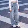Pantalones de niña colección otoño 2026 ropa infantil nueva y elegante para niños mayores, pantalones con estampado de corazón, jeans para niños para primavera y otoño, transfronterizo