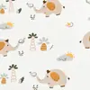 Capa para bolsa de roupas de algodão estampado, malha de algodão classe A para bebês, 300 peças, estampado, dupla face