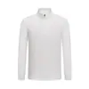 Camiseta de manga larga con cuello alto y media cremallera, 300g, 40 count, Lenzing Modal con capa de aire, impresión de logo personalizado, ropa de trabajo para negocios