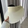 Versão Atualizada de Chapéu de Proteção Solar Sem Costura Integrado com Aba Larga Chapéu de Sol Anti-UV Verão Esportes ao Ar Livre Chapéu de Topo Vazio