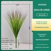 Caixa azul fada casa artesanal flor cebola grama lidar com pacote pequeno único Mini alça pacote simulação planta